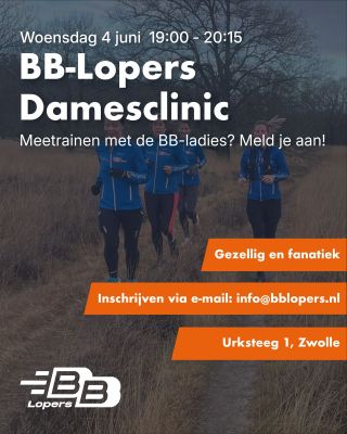 BB-Lopers Damesclinc 4 juni 2025