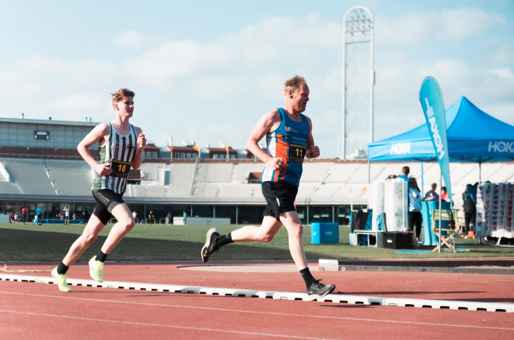 Lopen in het Olympisch Stadion