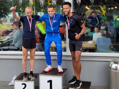 Joep Emmen M40 Nederlands Kampioen op de 1500 meter 